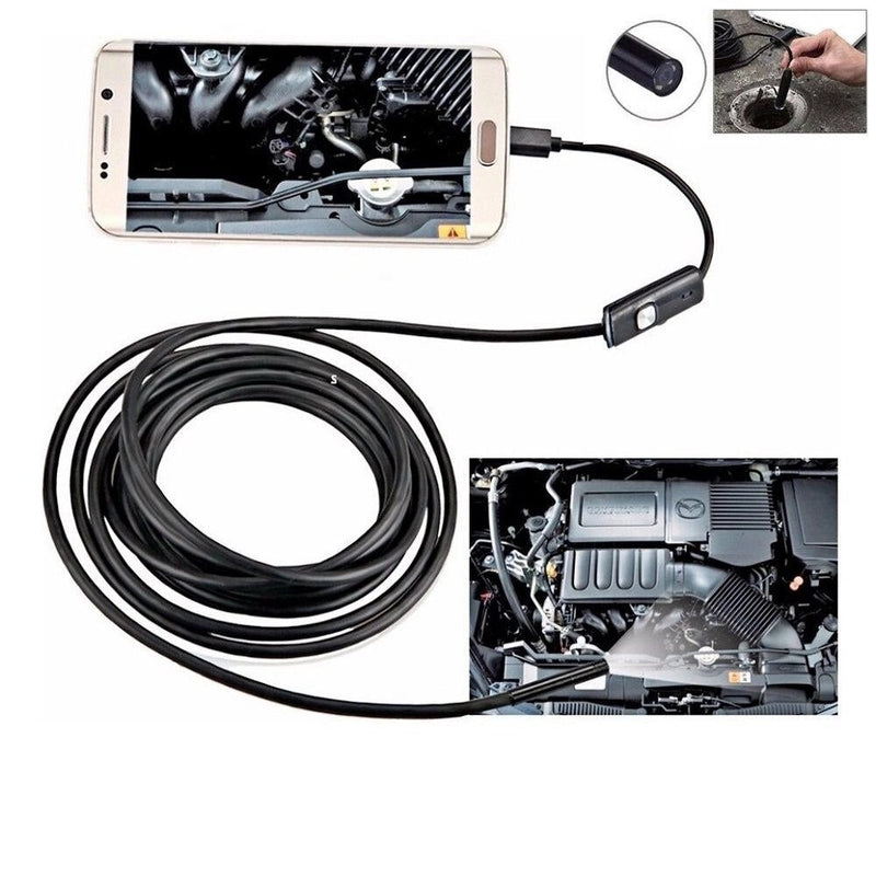 Câmera Inspeção Sonda Endoscópica Hd para Android e Pc