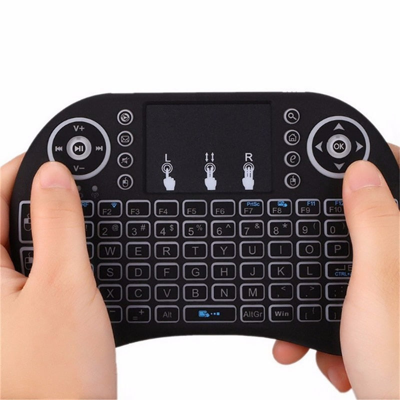 Mini teclado USB com Touchpad